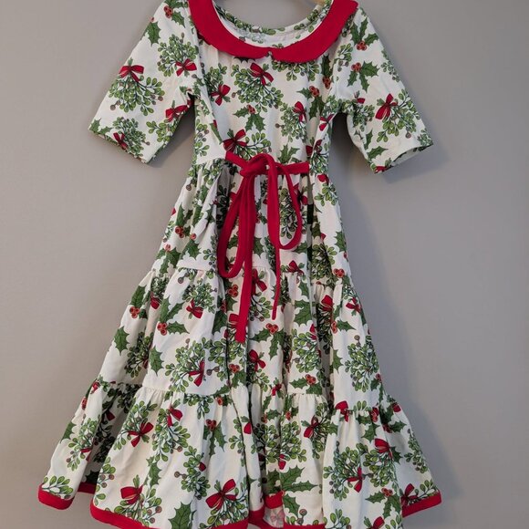 Eleanor Rose Christmas lap dress 5/6T VGUC - Picture 3 of 4